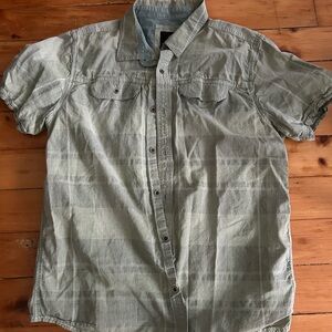 ☀️3/$25 Prana Men's Marvin Polo Shirt Green Large